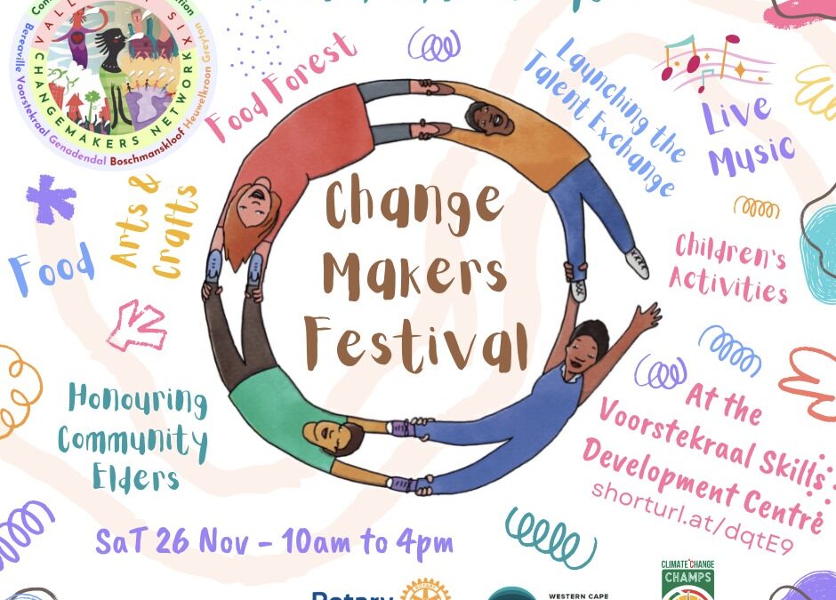 #SAClimateChangeChamps supports The Valley of Six Changemakers Network’s Changemakers Festival