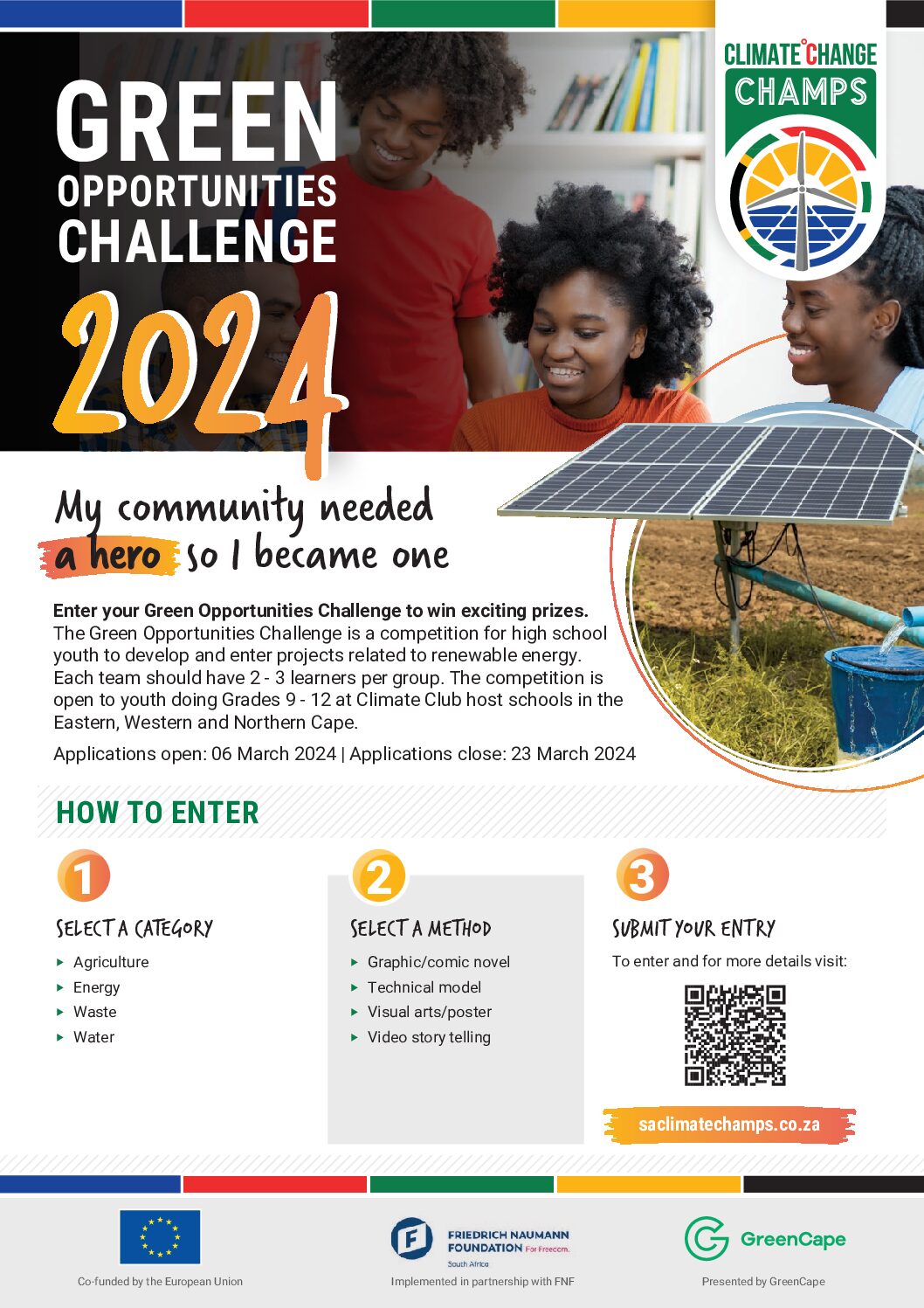 CALL TO ENTER: Green Opportunities Challenge 2024